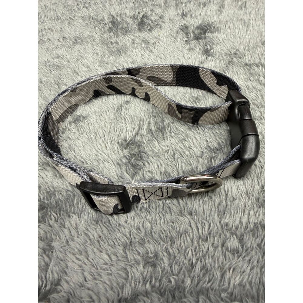 New XL Camo Gray and Black 17” Dog Collar!